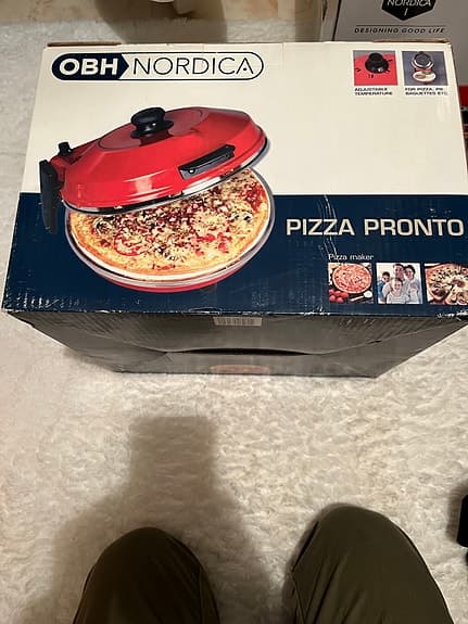 OBH Nordica Pizza Pronto pizzaugn röd