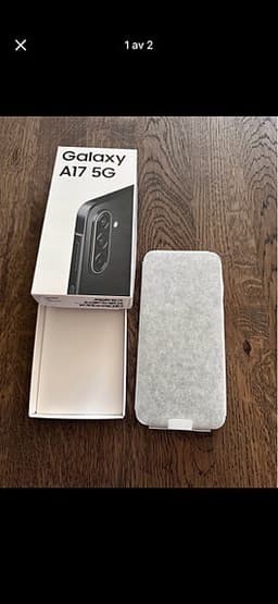 Samsung Galaxy A17 5G smartphone 128 GB svart