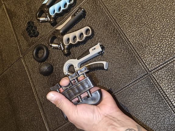 Träna starka händer - Grepp tränare - grip trainers 7 pack.