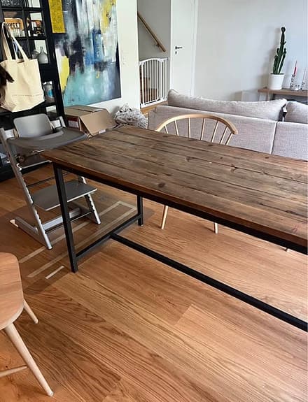 Vintage bord från Reforma Sthlm 180x70cm