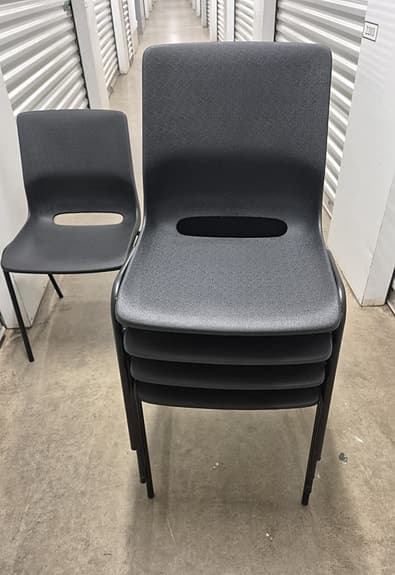 Svarta stolar RBM Ana 9 st