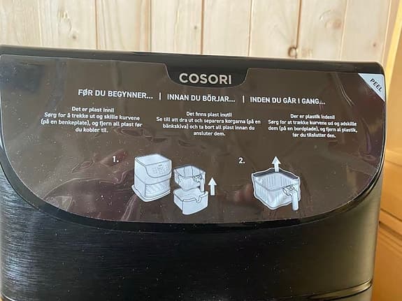 Cosori Premium 5.5 Litre- Svart helt Nya