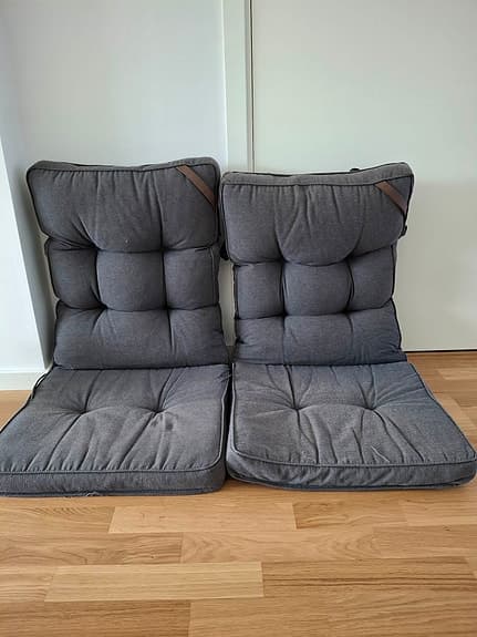Trädgårdsdynor säljes pga flytt