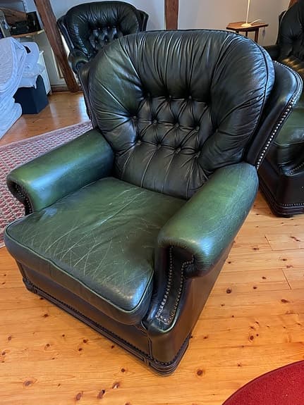 Stilfull Chesterfield soffgrupp
