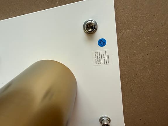 Actona matbord marmor och mässing