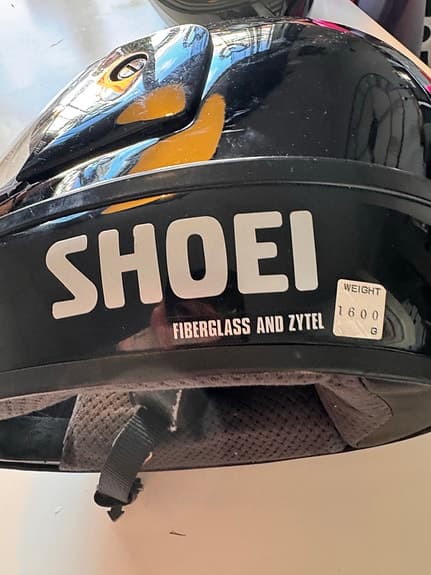 Shoei integralhjälm XS svart