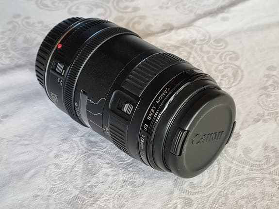 Canon EF 135mm 2.8 Softfocus objektiv med Hoya Skylight filter