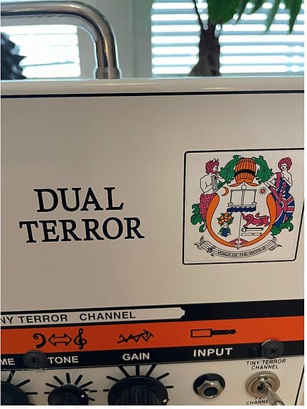 Orange "Dual Terror" förstärkare