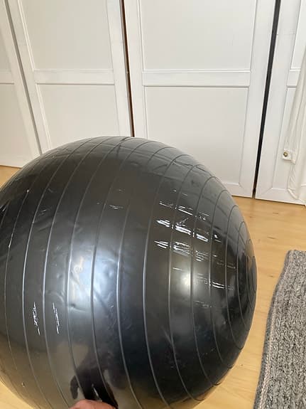 Casall pilatesboll svart