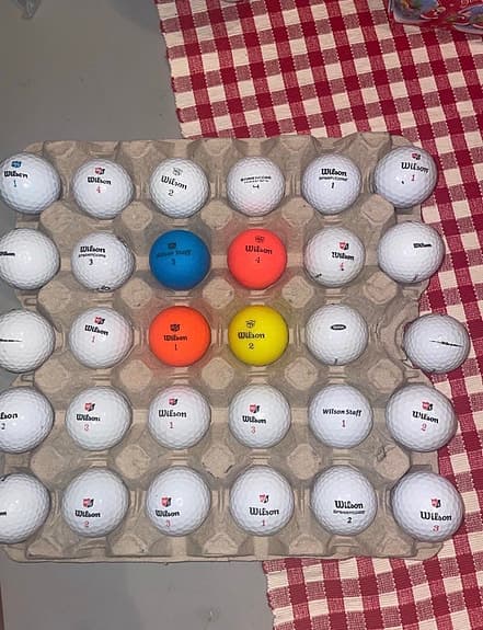 Wilson golfbollar blandade modeller