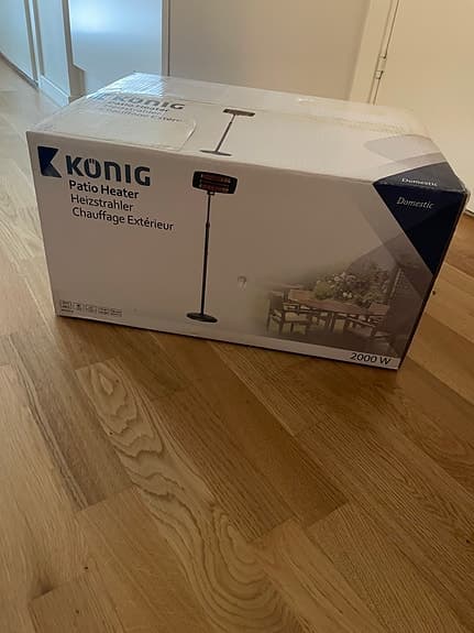 König terrassvärmare fristående