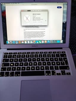 Apple MacBook Air 2017 laptop 13" 256 gb SSD 8gb ram