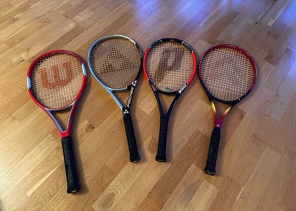 4 st tennisrack.