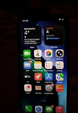 Apple iPhone 12 smartphone svart