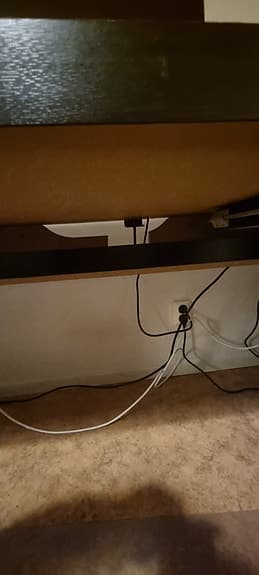 IKEA skrivbord hörn svart
