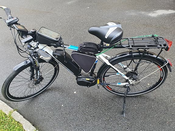White MTBxW elcykel bafang