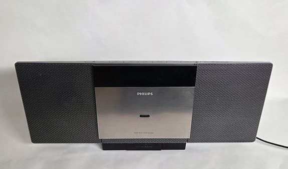 Philips kompakt stereosystem med cd-spelare svart silver