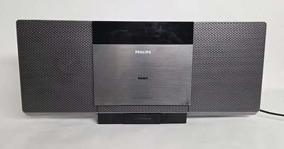 Philips kompakt stereosystem med cd-spelare svart silver