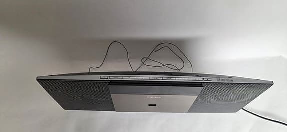 Philips kompakt stereosystem med cd-spelare svart silver