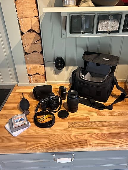 Nikon Z50 + 2 objektiv och tillbehör