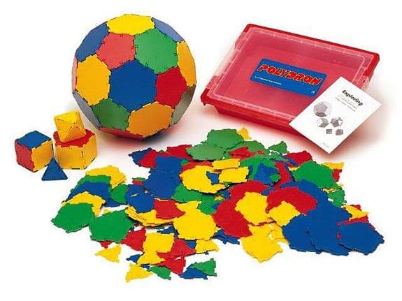 Polydron "klassuppsättning", 184 delar