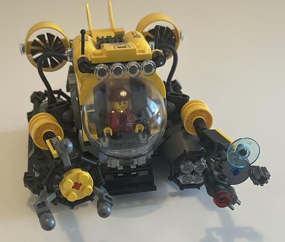 LEGO City 60092 Djuphavs-ubåt – komplett med figur & instruktion