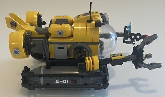 LEGO City 60092 Djuphavs-ubåt – komplett med figur & instruktion