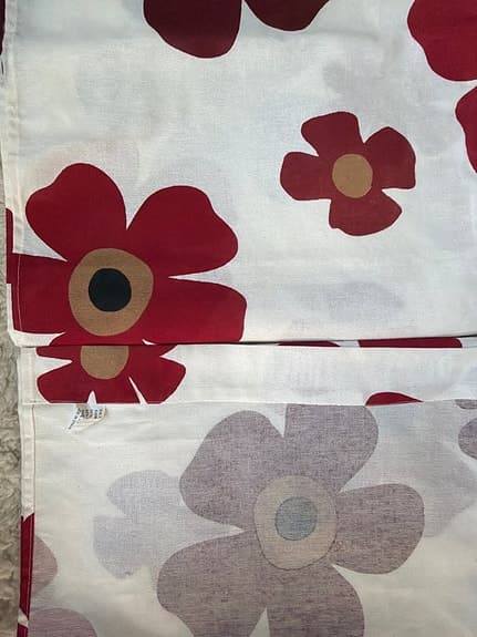 Marimekko Unikko panellängd , 2-stycken