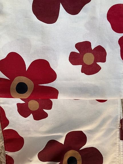 Marimekko Unikko panellängd , 2-stycken
