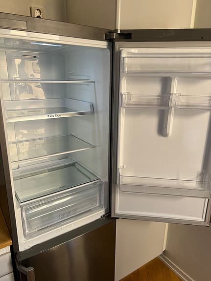 Samsung kombiskåp kyl och frys rostfritt stål