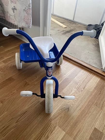 Winther trehjuling cykel 10" blå