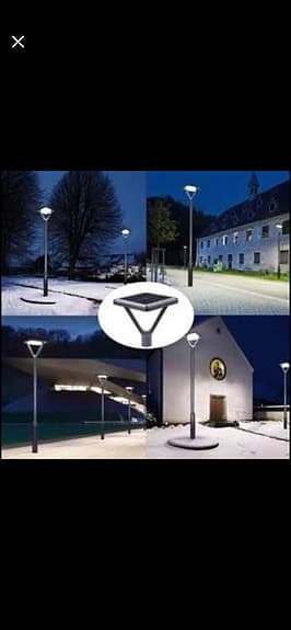 Solcellsdriven utebelysning för trädgård, uppgart etc