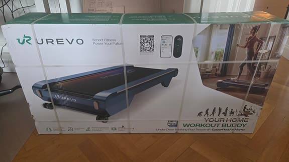 Urevo CyberPad löpband med 14% lutning, 6 Km/h