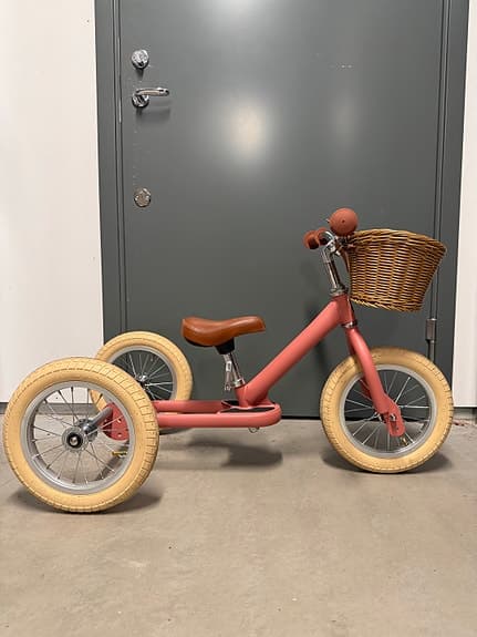 Trybike balanscykel 3/2 hjul Rosa