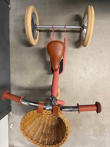 Trybike balanscykel 3/2 hjul Rosa