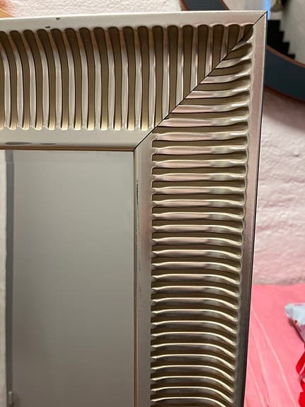 Ikea stor försilvrad spegel
