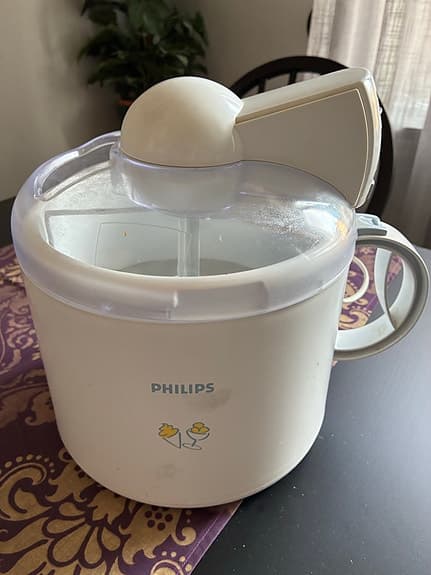Philips glassmaskin vit