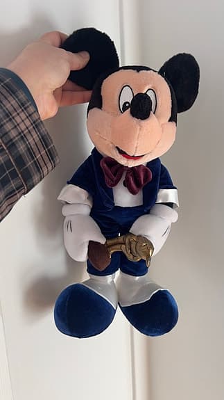 Disney Mimmi Pigg gosedjur blå sammet