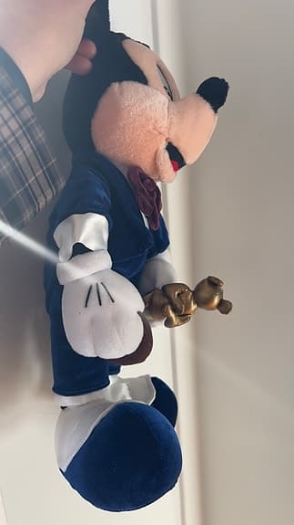 Disney Mimmi Pigg gosedjur blå sammet