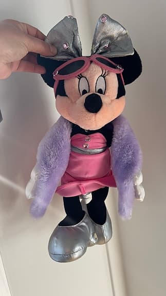 Disney Mimmi Pigg gosedjur rosa lila