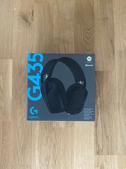 Logitech G435 gamingheadset trådlöst svart