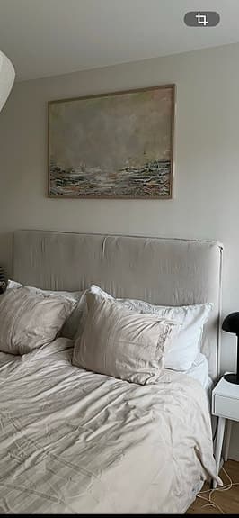 Sänggavel 160 cm grå från SoffaDirekt