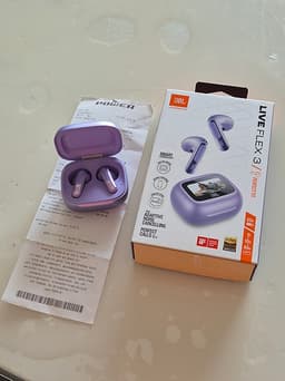 JBL Live Flex 3 TWS hörlurar true wireless lila