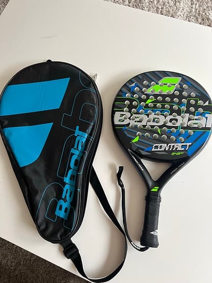 Babolat Contact padelracket med fodral svart/blå