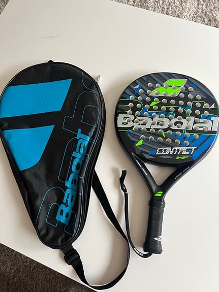 Babolat Contact padelracket med fodral svart/blå