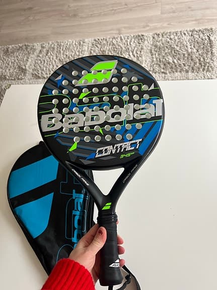 Babolat Contact padelracket med fodral svart/blå