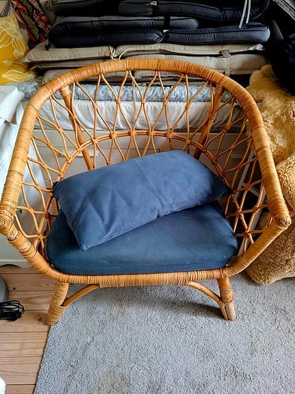 IKEA fåtölj rotting