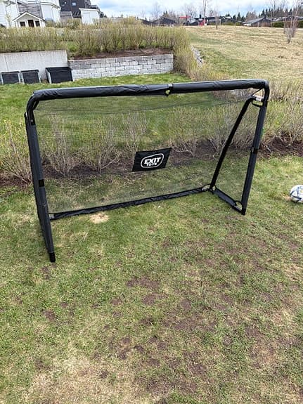 EXIT fotbollsmål svart