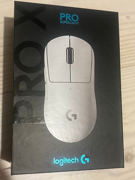 Logitech G Pro X Superlight datormus trådlös vit