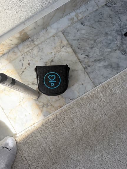 L.A.B. Golf DF3 putter vit skaft brun klubba